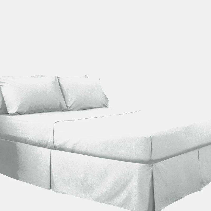 商品Belledorm|Belledorm 200 Thread Count Egyptian Blend Platform Valance (White) (King) (UK Superking) KING,价格¥359,第1张图片