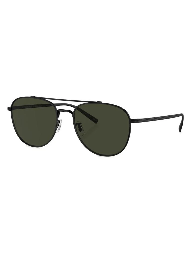 商品Persol|Rivetti 55MM Aviator Sunglasses,价格¥4887,第1张图片