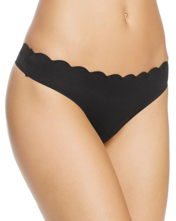 商品Sam Edelman|Bonded Scalloped-Detail Thong,价格¥73,第1张图片