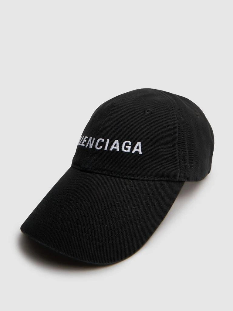 商品Balenciaga|Logo Embroidered Cotton Baseball Hat,价格¥3443,第2张图片详细描述