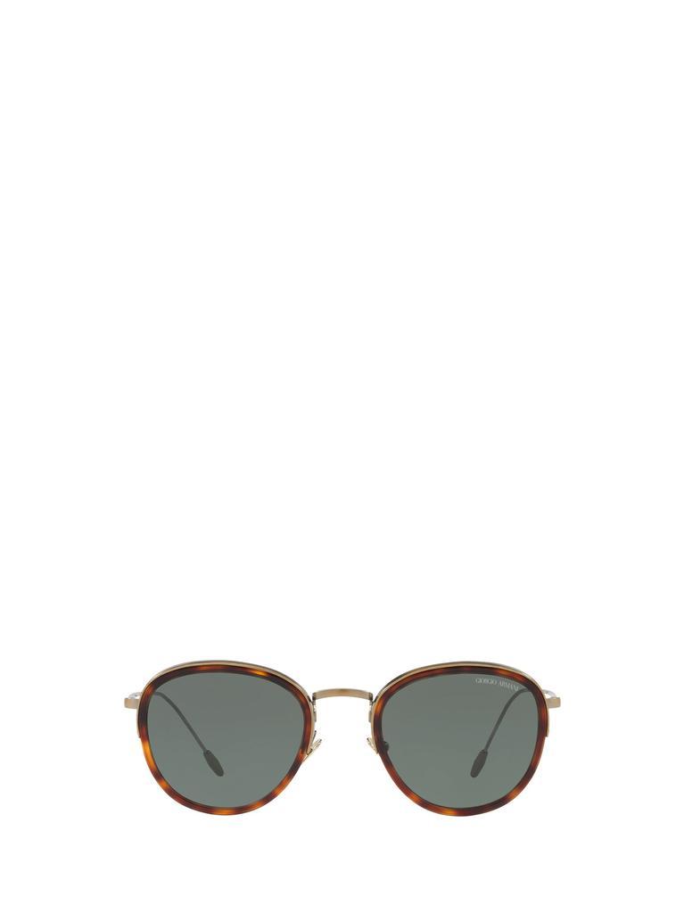 商品Giorgio Armani|Giorgio Armani AR6103J brushed pale gold unisex sunglasses,价格¥1674,第1张图片