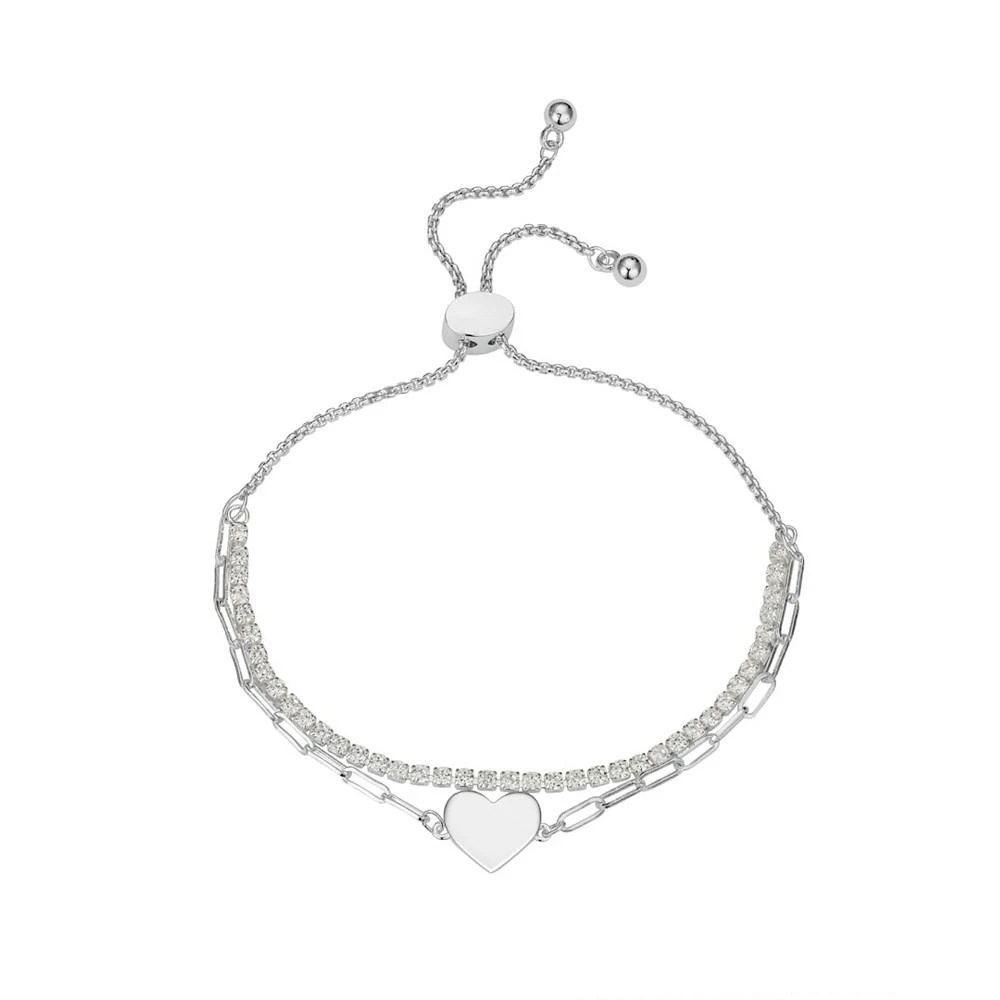 商品Unwritten|Silver Plated Heart Bracelet,价格¥120,第1张图片