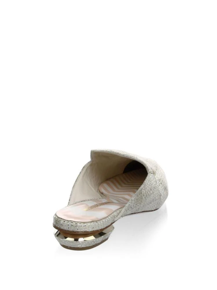 商品Nicholas Kirkwood|Beya Natural Flat Mules,价格¥1672,第2张图片详细描述