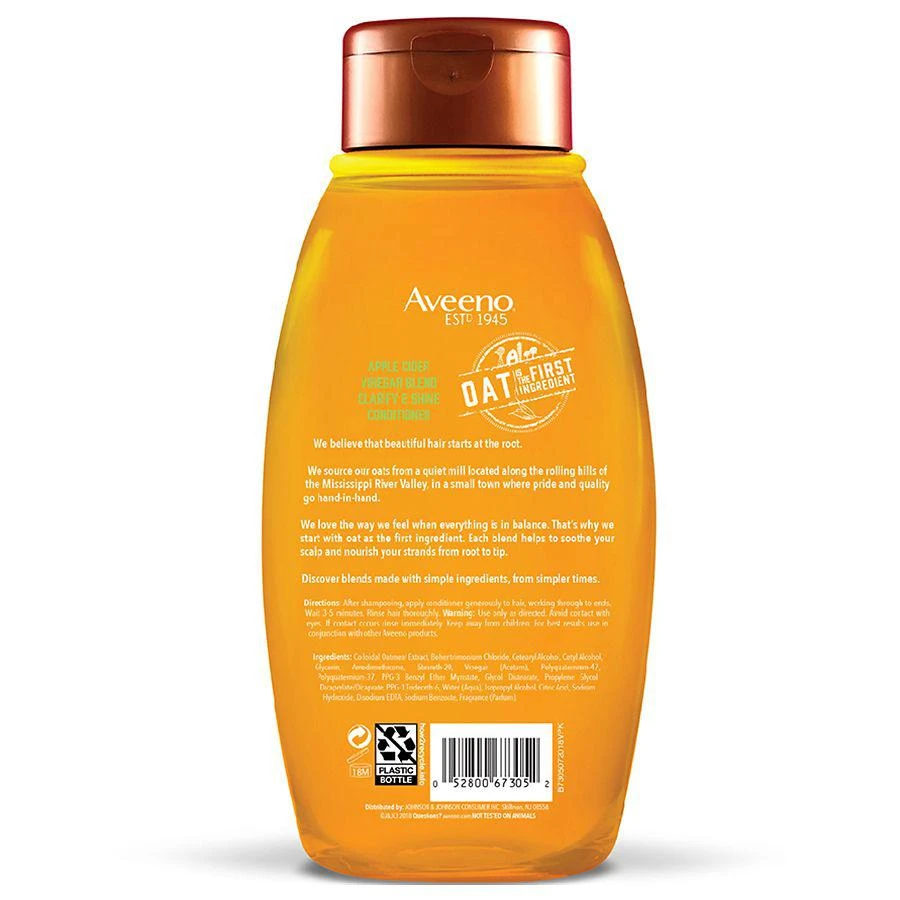 商品Aveeno|Apple Cider Vinegar Blend Shampoo,价格¥91,第2张图片详细描述