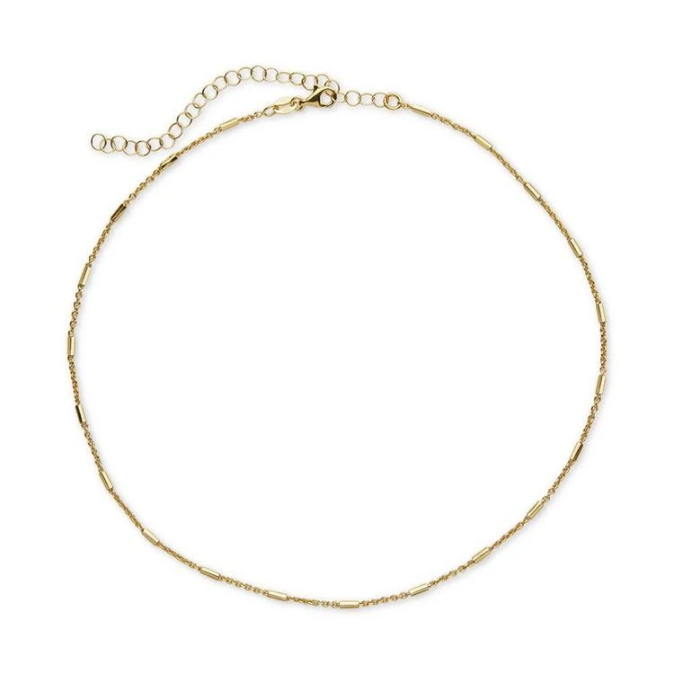 商品Giani Bernini|Polished Bar Chain Choker Necklace in Sterling Silver, Created for Macy's,价格¥152,第3张图片详细描述