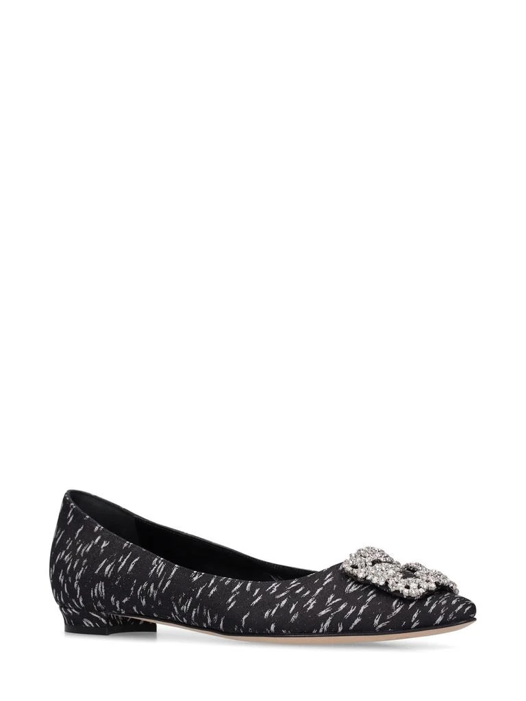 商品Manolo Blahnik|10mm Hangisi Jacquard Flats,价格¥3651,第2张图片详细描述