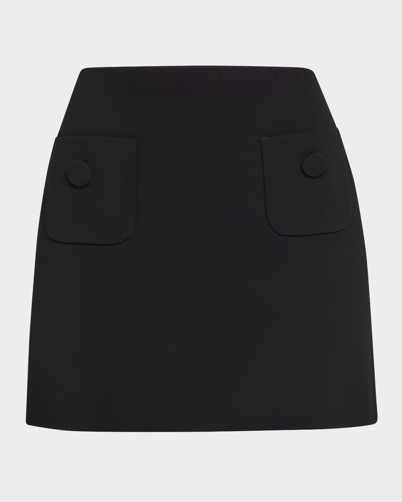 Max Mara Pagine A-Line Pocket Mini Skirt - Dresses & Skirts