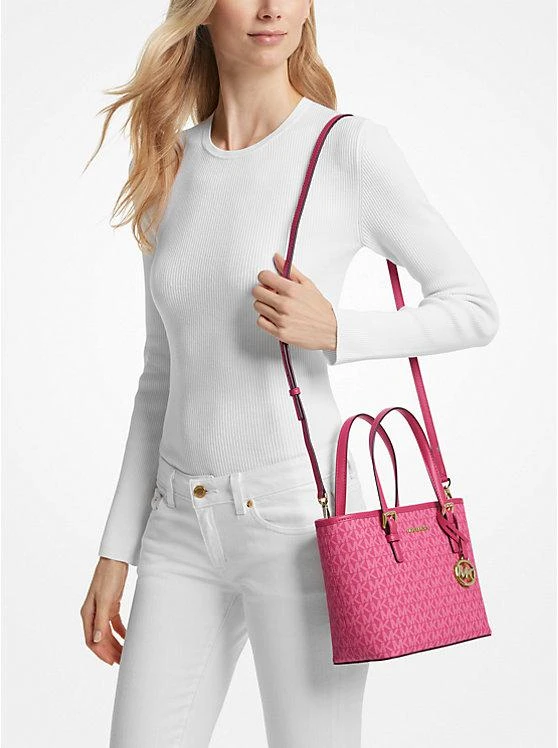 商品Michael Kors|Jet Set Travel Extra-Small Logo Top-Zip Tote Bag,价格¥652,第4张图片详细描述