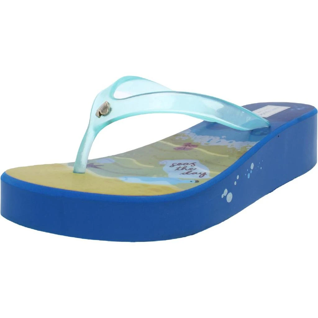 商品Kate Spade|Kate Spade New York Womens Rio Wedges Slip On Flip-Flops,价格¥77,第2张图片详细描述