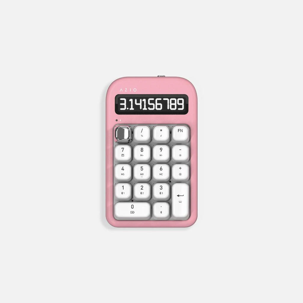 商品Azio|IZO NumPad / Standalone Calculator (Red Switch), Golden Iris,价格¥402,第2张图片详细描述