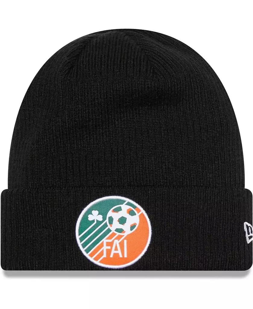 商品New Era|Men's Black Ireland National Team Retro Cuffed Knit Hat,价格¥232,第1张图片