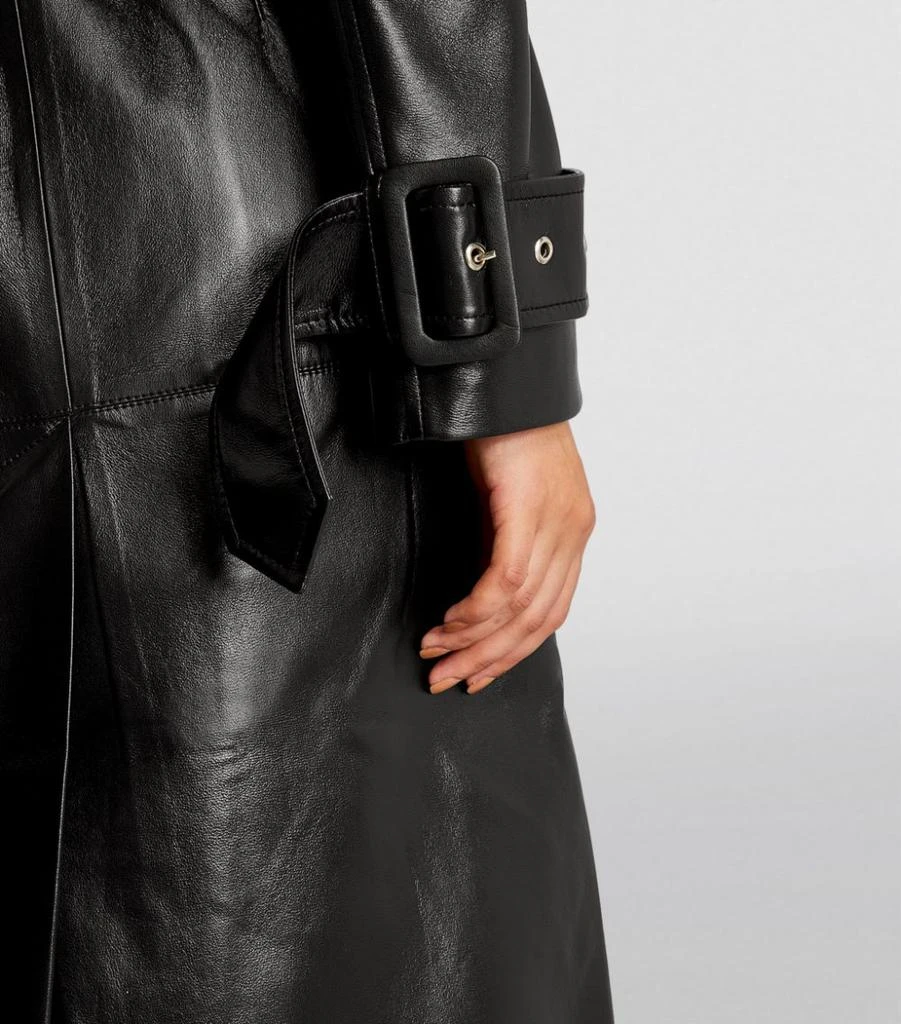 Faux Leather Trench Coat 商品