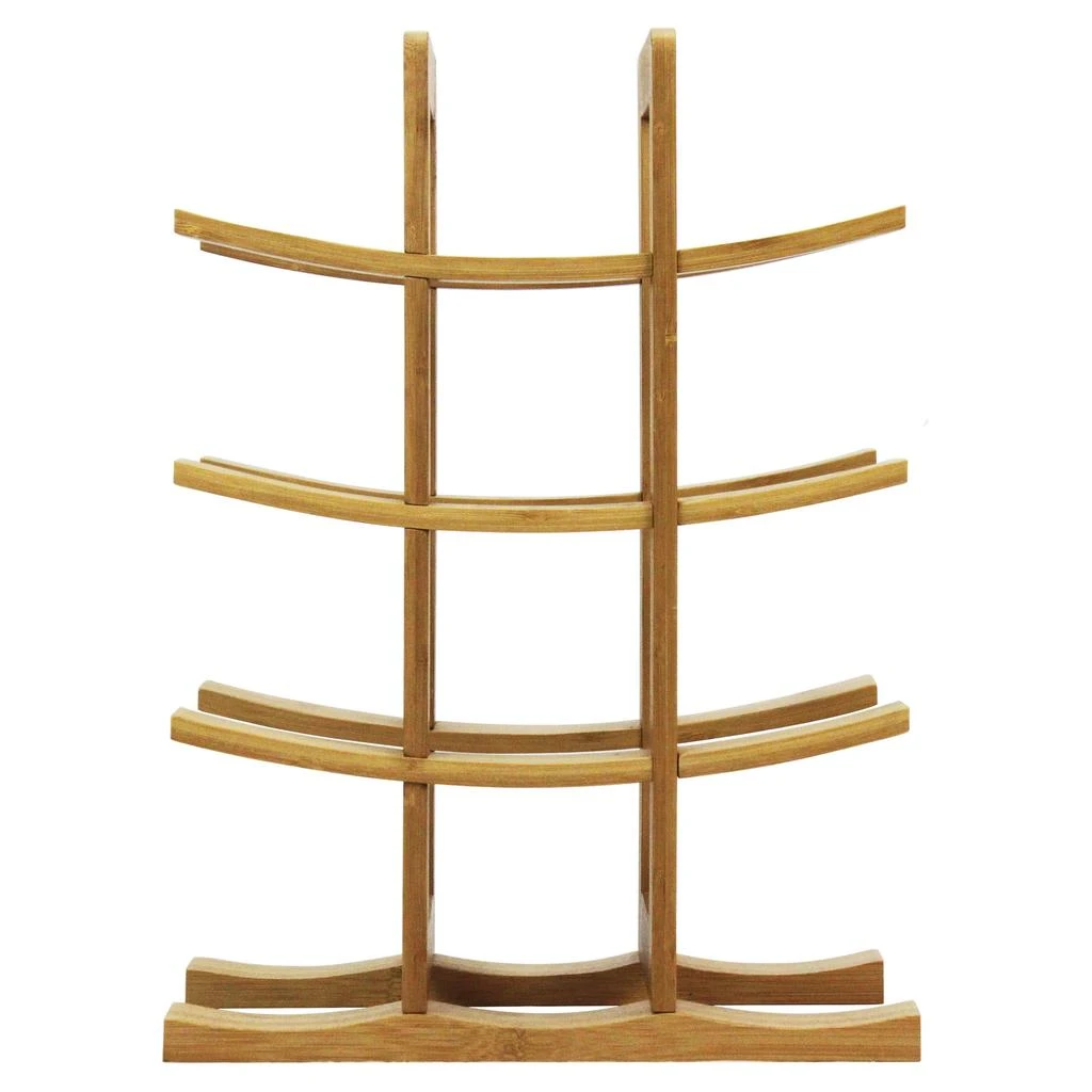 商品Oceanstar|12-Bottle Natural Bamboo Wine Rack,价格¥348,第2张图片详细描述
