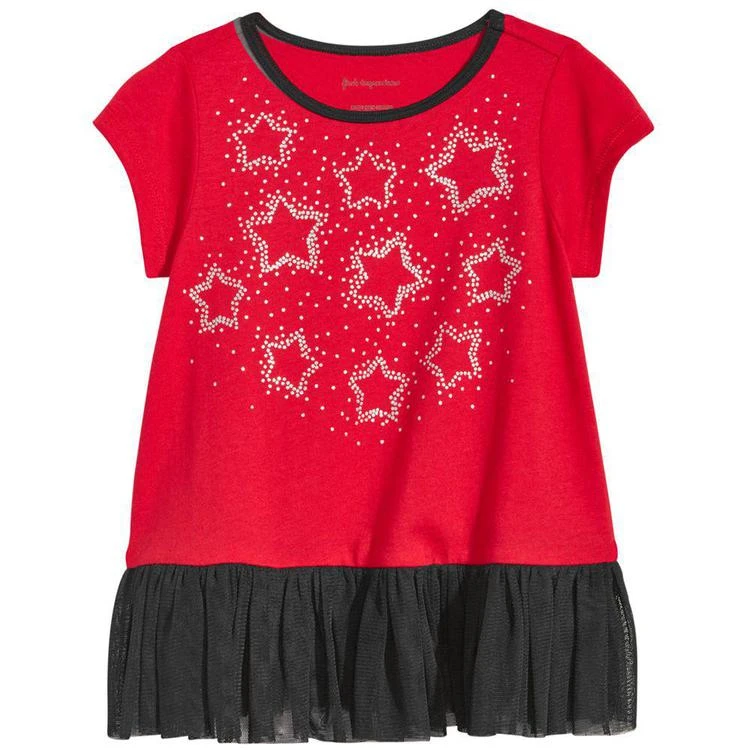 商品First Impressions|Stars Tulle-Hem Tunic, Baby Girls, Created for Macy's,价格¥20,第1张图片
