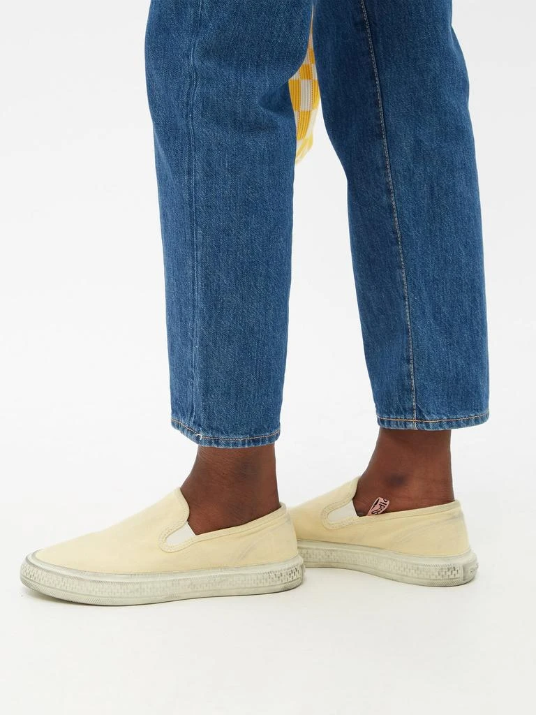 商品Acne Studios|Ballow slip-on cotton-canvas trainers,价格¥926,第3张图片详细描述