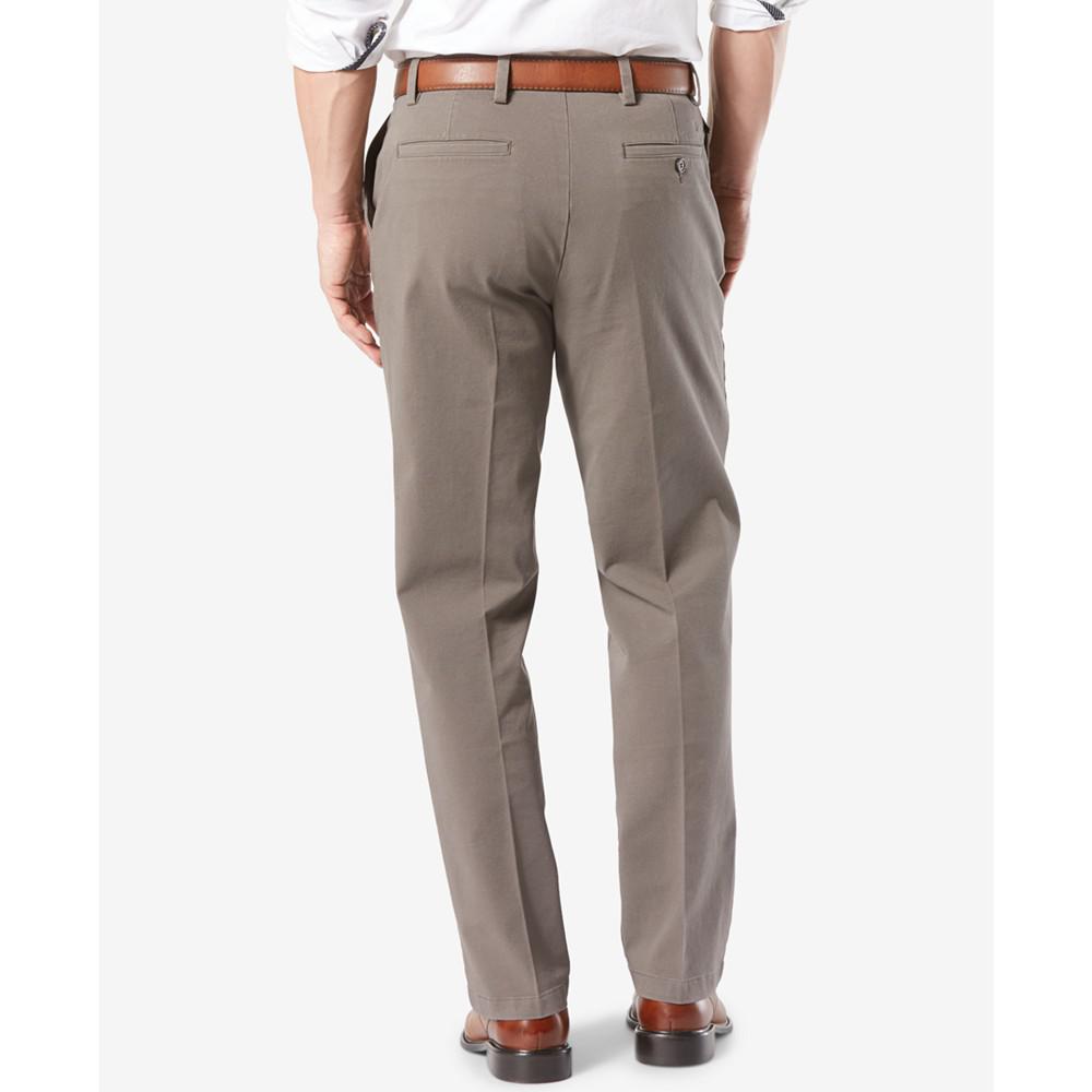 Men's Workday Smart 360 Flex Classic Fit Khaki Stretch Pants商品第2张图片规格展示