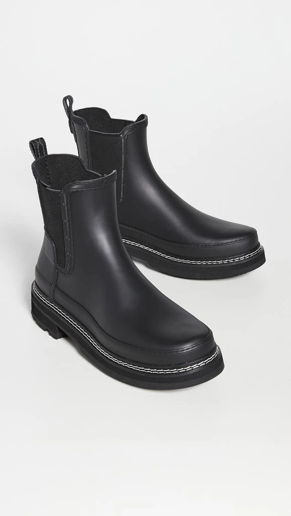 商品Hunter|Hunter Boots 精致切尔西缝线细节威灵顿靴,价格¥411,第4张图片详细描述