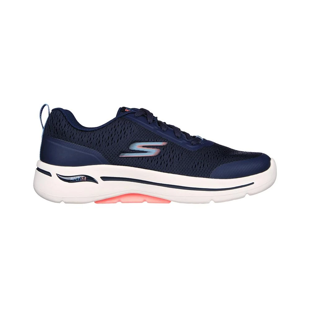 商品SKECHERS|Women's Go Walk Arch Fit - Uptown Summer Casual Sneakers from Finish Line,价格¥490,第3张图片详细描述