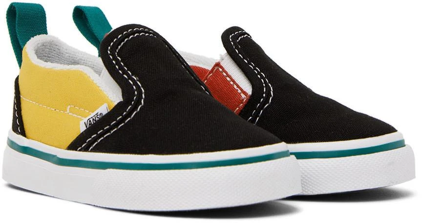 商品Vans|Baby Black & Red Slip-On V Sneakers,价格¥204,第4张图片详细描述