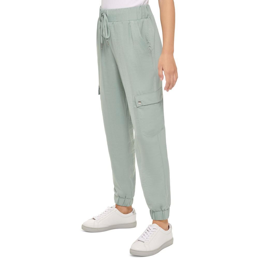 商品Calvin Klein|Women's High-Rise Cargo Joggers,价格¥573,第5张图片详细描述