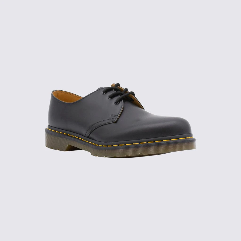 商品Dr. Martens|DR. MARTENS BLACK LEATHER 1461 SHOES,价格¥945,第2张图片详细描述