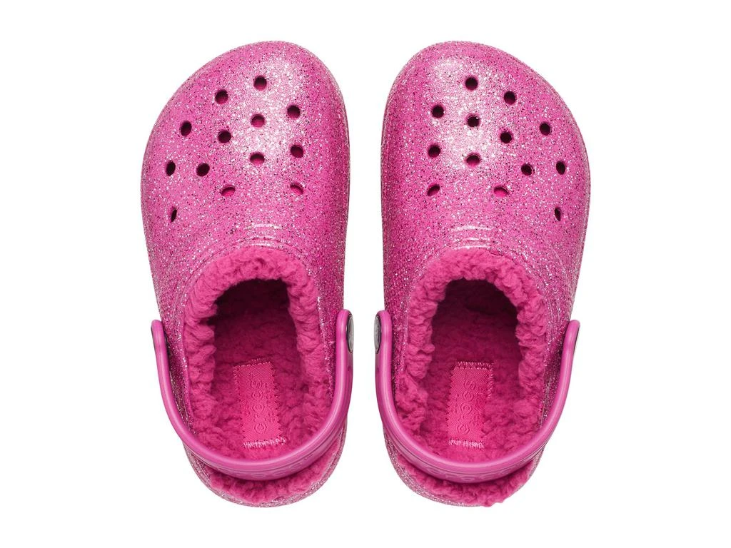 商品Crocs|Classic Lined Glitter Clog (Little Kid/Big Kid),价格¥234,第2张图片详细描述
