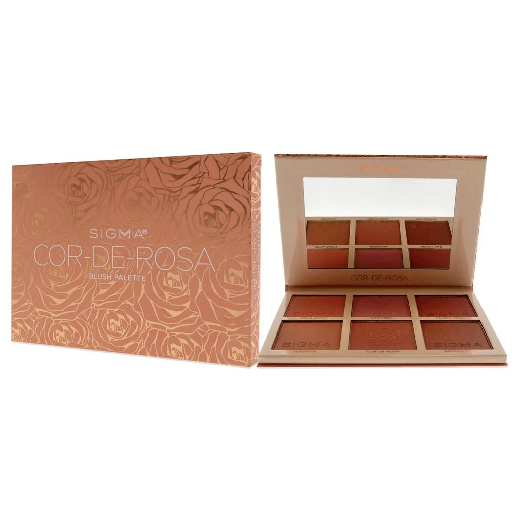 商品Sigma Beauty|Cor-De-Rosa Blush Palette by SIGMA Beauty for Women - 0.88 oz Blush,价格¥312,第1张图片