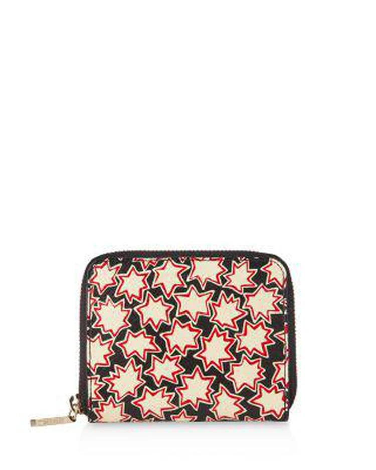 商品Whistles|Star Print Small Leather Wallet,价格¥412,第1张图片