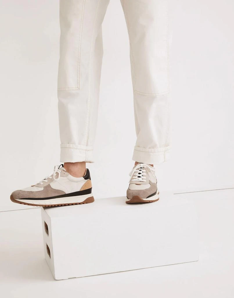 商品Madewell|Kickoff Trainer Sneakers in (Re)sourced Canvas and Suede,价格¥597,第3张图片详细描述