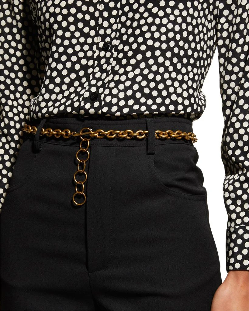 商品Yves Saint Laurent|Maillon Chain Skinny Belt,价格¥6117,第2张图片详细描述