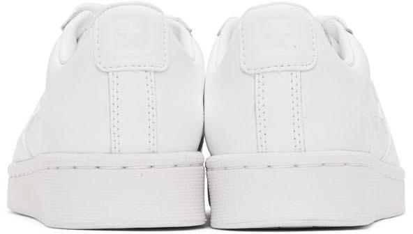 White 'Pro Leather' OX Sneakers商品第4张图片规格展示