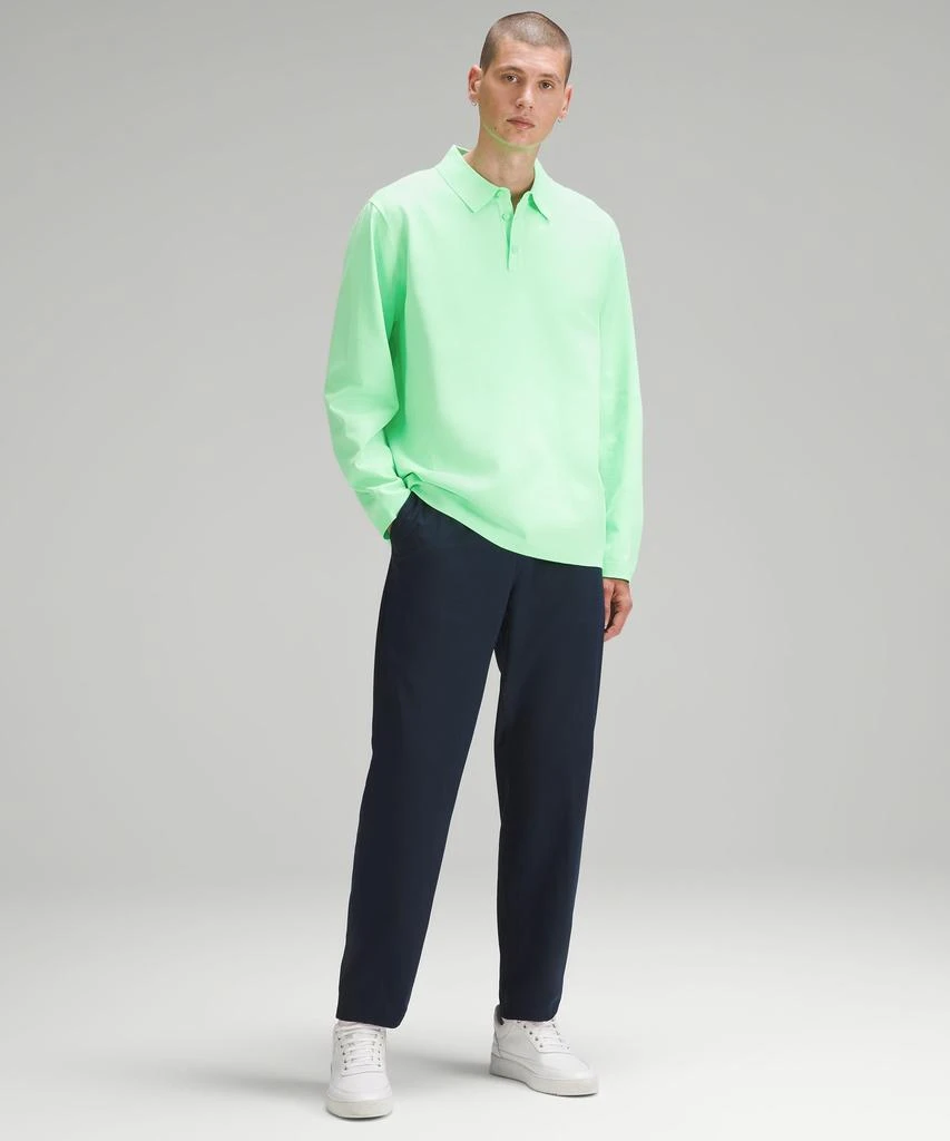 商品Lululemon|Lightweight Knit Long-Sleeve Polo Shirt,价格¥481,第2张图片详细描述