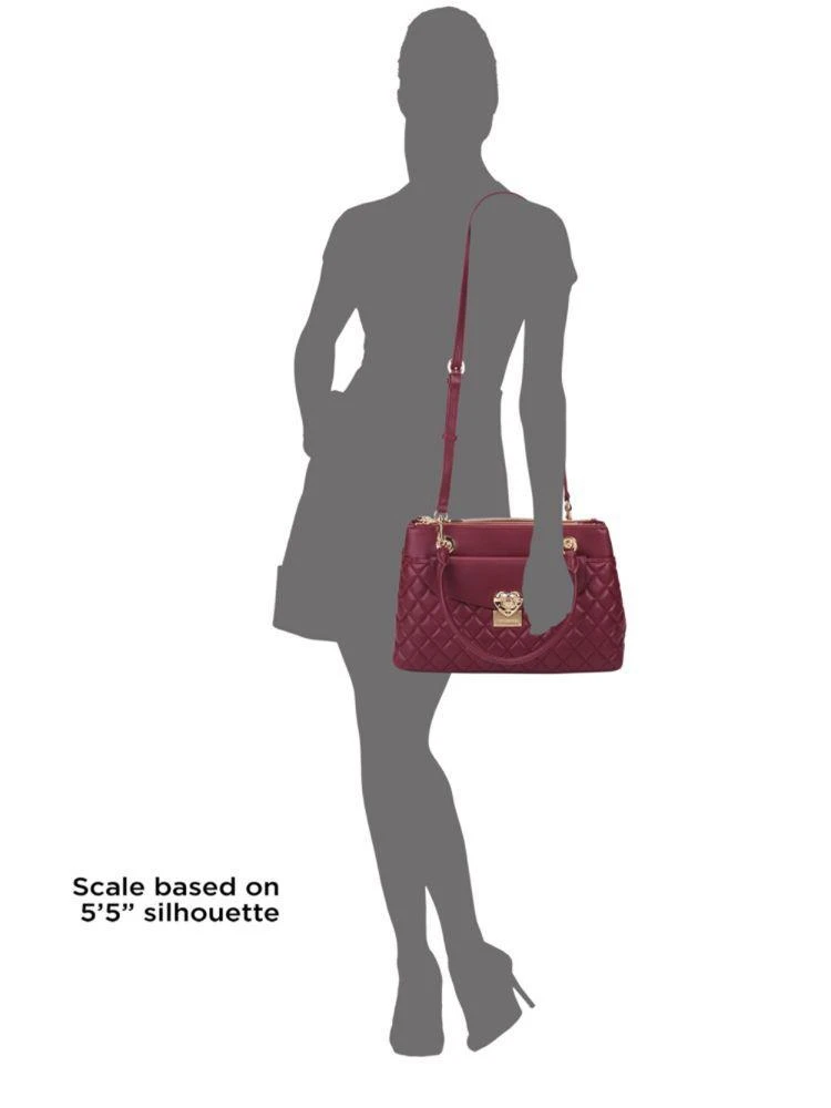 商品Moschino|Faux Leather Satchel,价格¥1298,第3张图片详细描述