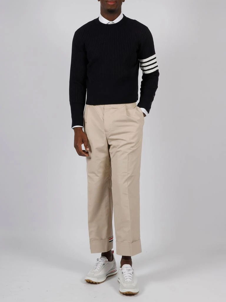 商品Thom Browne|Cable rib stitch 4bar pullover,价格¥4900,第2张图片详细描述