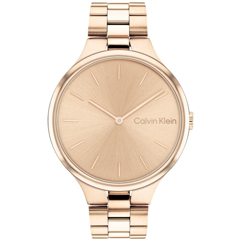 商品Calvin Klein|Carnation Gold-Tone Bracelet Watch 38mm,价格¥923,第1张图片