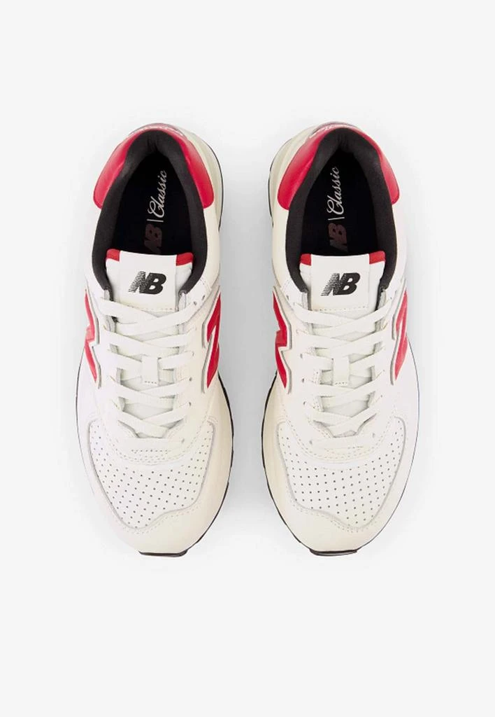 商品New Balance|574 Low-Top Sneakers in Angora with Crimson,价格¥1332,第5张图片详细描述