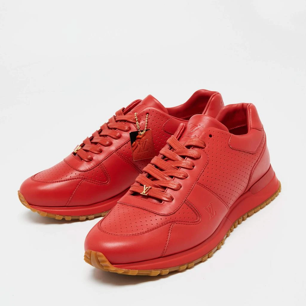 商品[二手商品] Louis Vuitton|Louis Vuitton x Supreme Red Leather Run Away Low Top Sneakers Size 42,价格¥12471,第2张图片详细描述