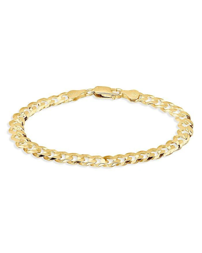 商品AQUA|Cuban Curb Link Bracelet in 18K Gold Plated Sterling Silver - Exclusive,价格¥332,第1张图片