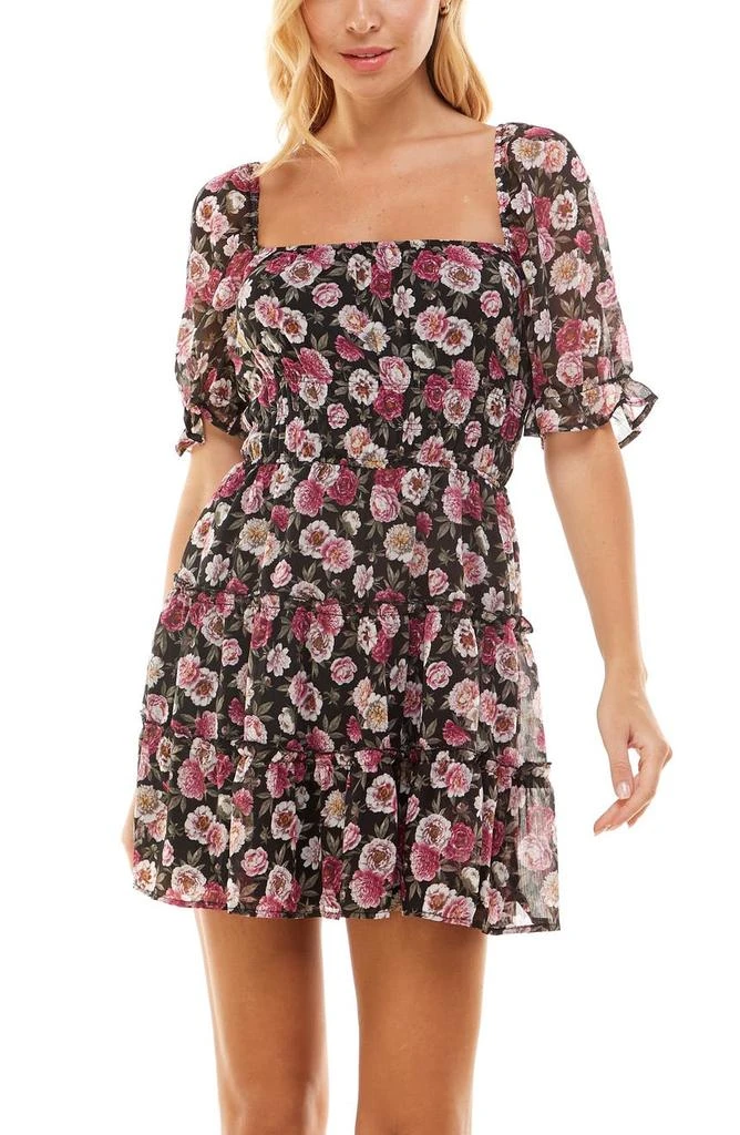商品ROW A|Short Puff Sleeve Cinched Waist Dress,价格¥230,第3张图片详细描述