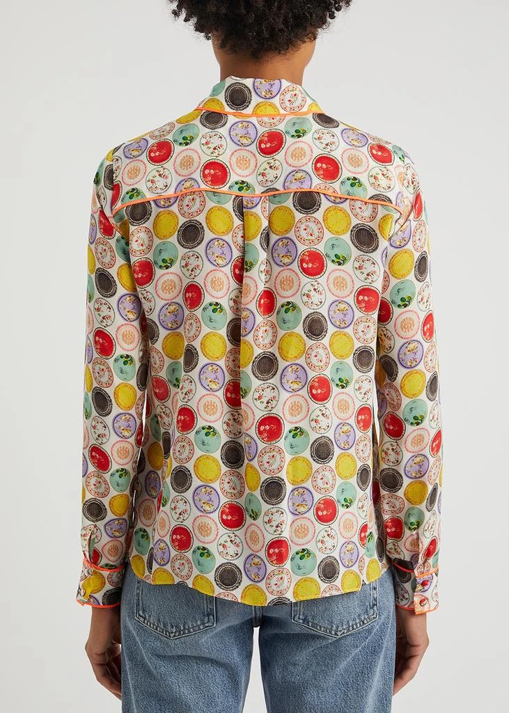 商品Alice + Olivia|Willa printed silk shirt,价格¥1703,第3张图片详细描述