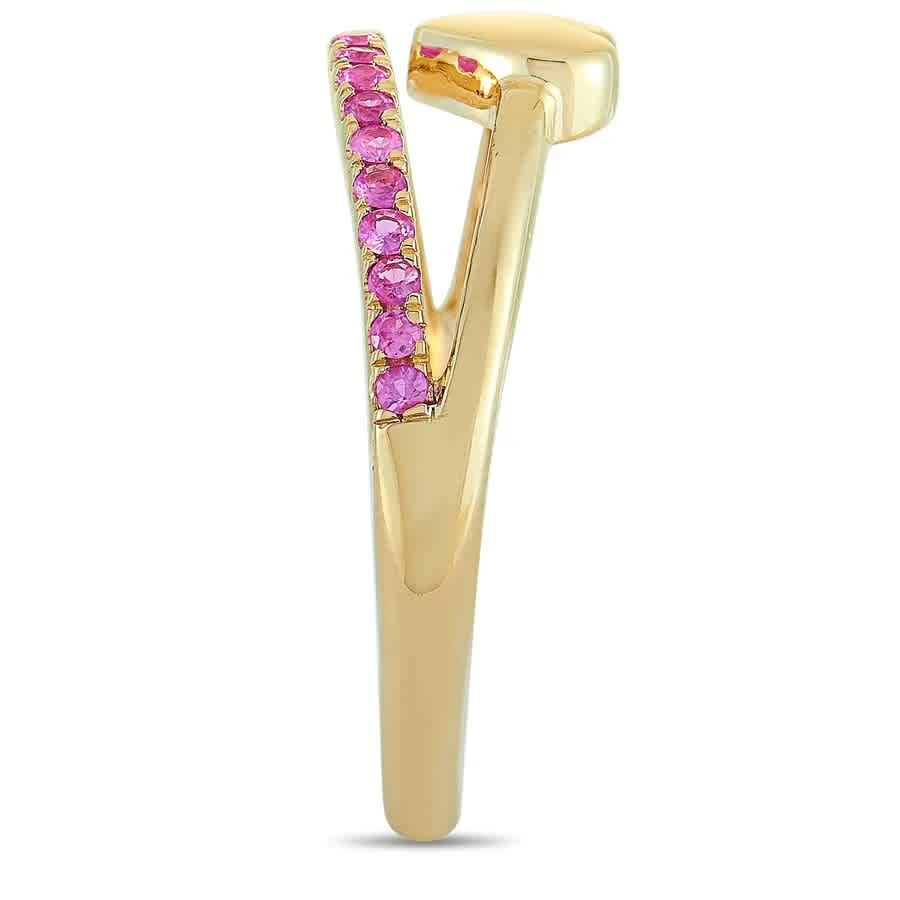 商品LB Exclusive|14K Yellow Gold Ruby Heart Ring,价格¥2120,第3张图片详细描述