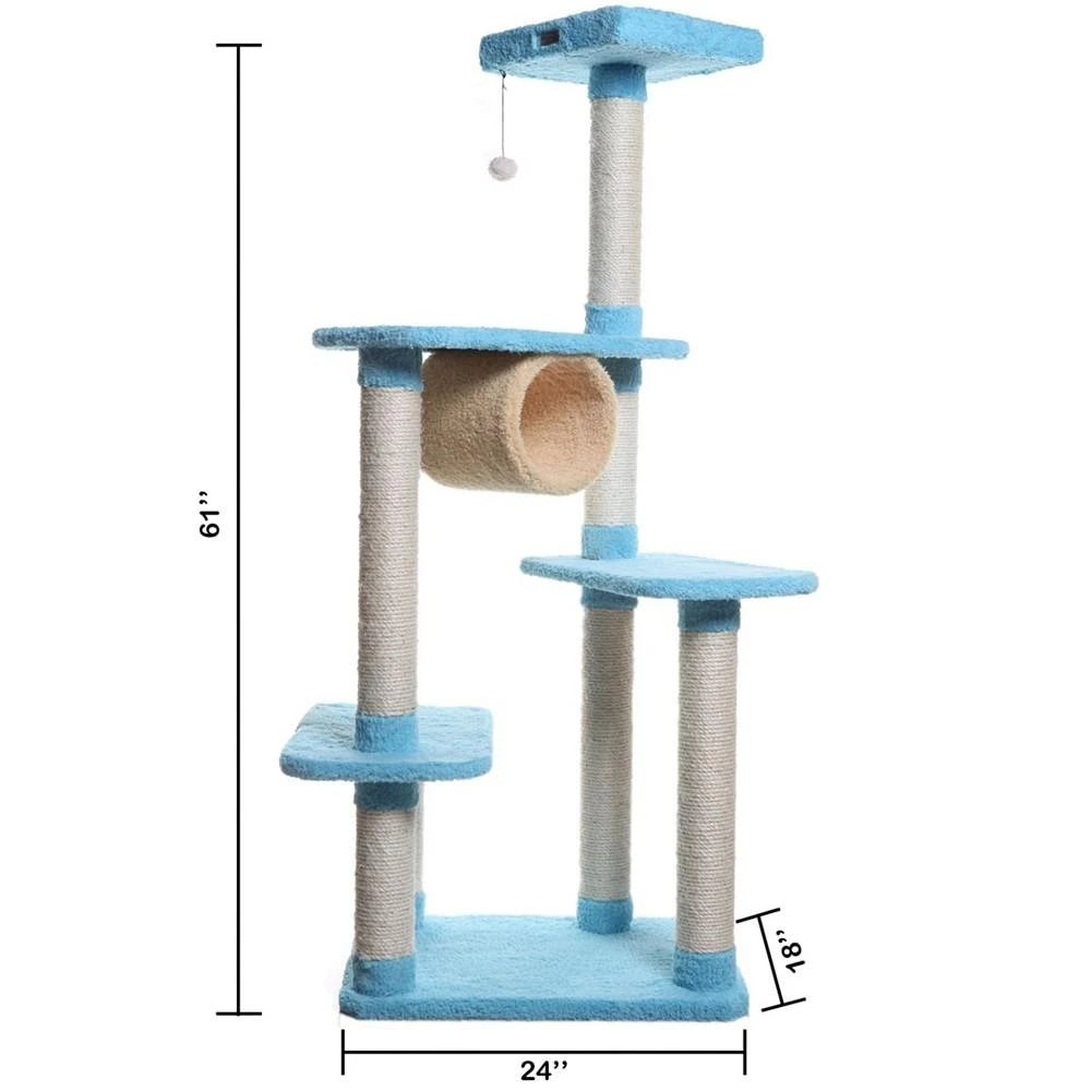 Real Wood Cat Climber, Cat Jungle Tree With Platforms 商品