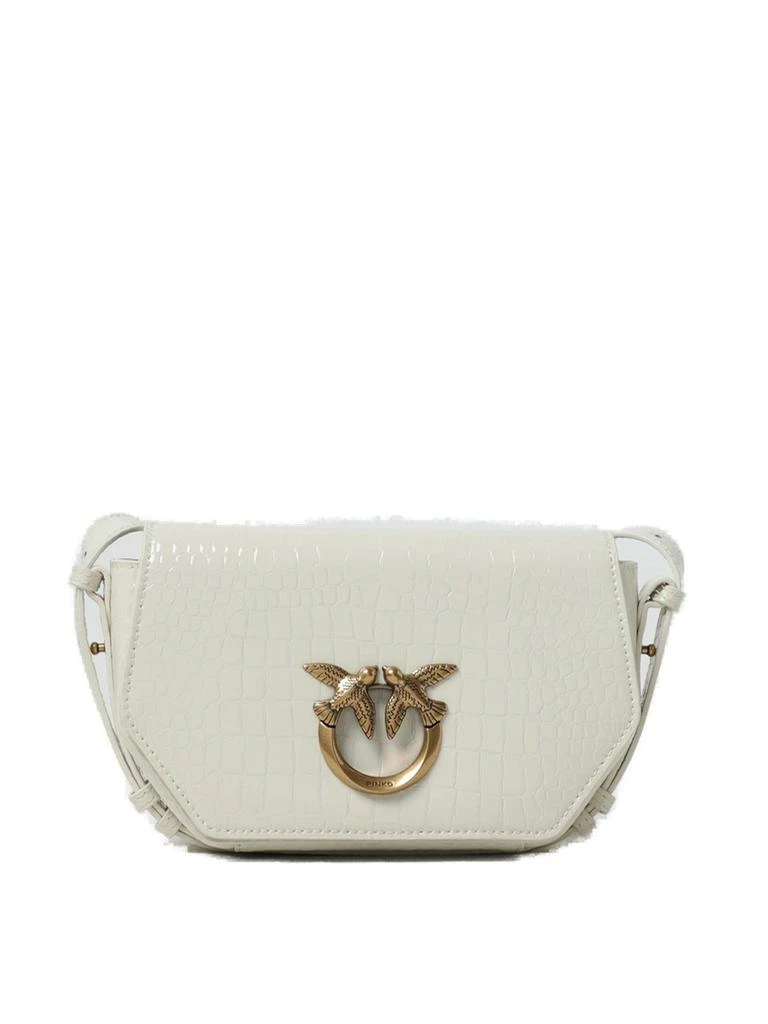 商品PINKO|Pinko Love Click Exagon Chain-Linked Mini Crossbody Bag,价格¥3214,第1张图片