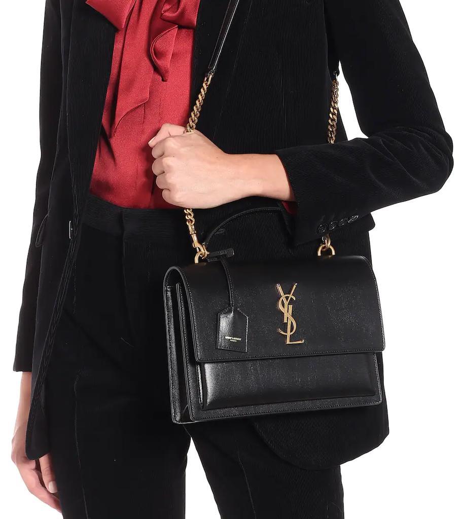 商品Yves Saint Laurent|Sunset Monogram Medium leather shoulder bag,价格¥14969,第4张图片详细描述