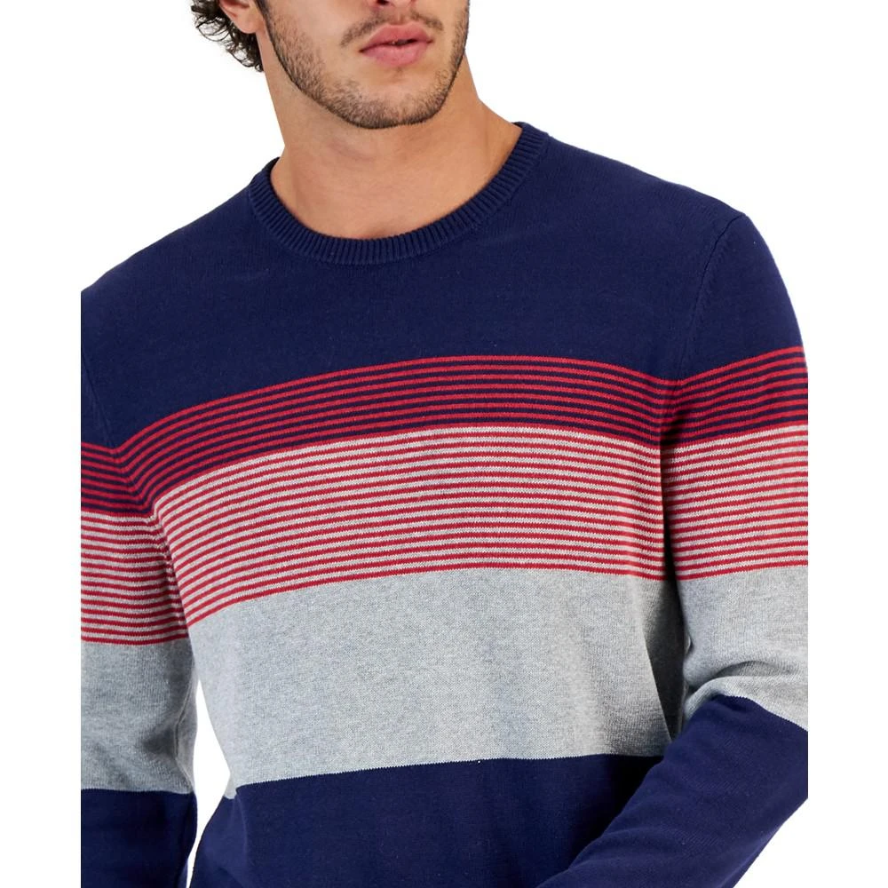 商品Club Room|Men's Striped Sweater, Created for Macy's,价格¥95,第3张图片详细描述