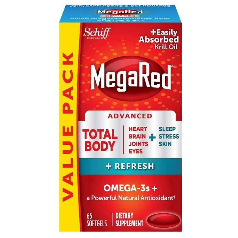 商品MegaRed|Advanced Omega-3 Blend Total Body with Krill Oil,价格¥215,第1张图片