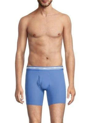 商品Calvin Klein|Aeros 3-Pack Logo Boxer Briefs,价格¥122,第2张图片详细描述