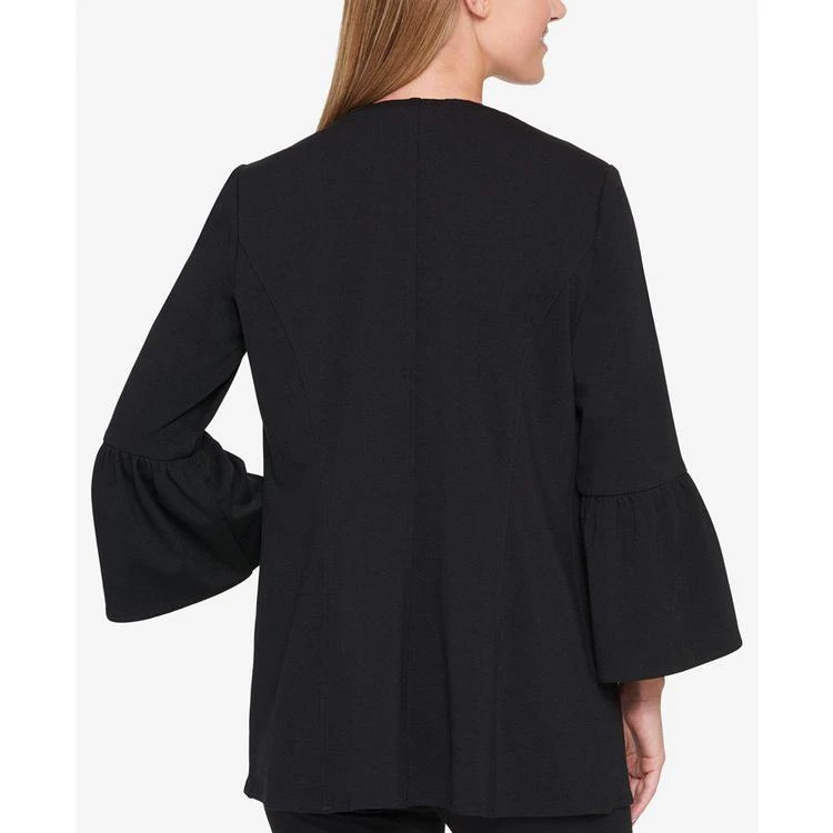 商品Tommy Hilfiger|Tulip-Sleeve Knit Jacket,价格¥386,第2张图片详细描述