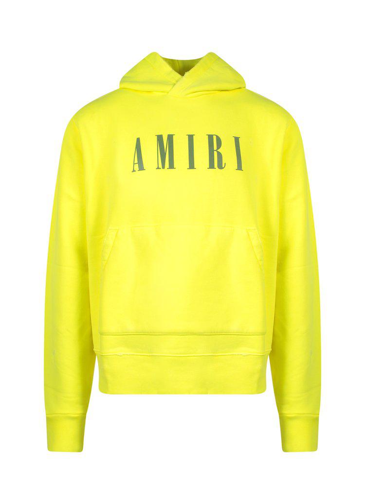 Amiri Logo-Print Hoodie商品第1张图片规格展示