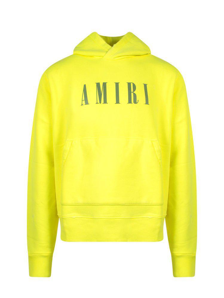 商品AMIRI|Amiri Logo-Print Hoodie,价格¥3807-¥4529,第1张图片